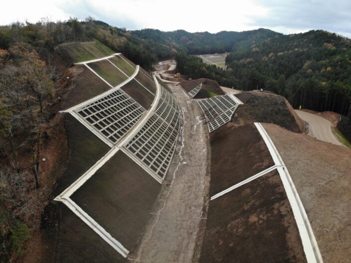 法面工事：(主）但馬空港線道路改良工事（その2）