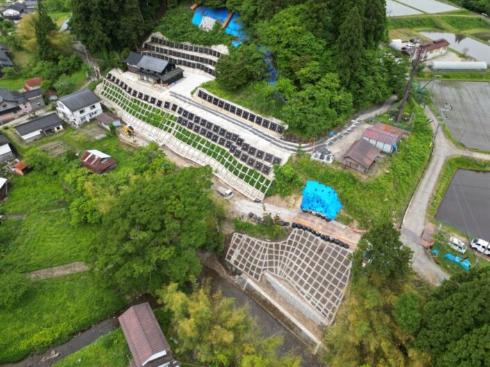 法面工事：復旧治山事業（5K第12号）